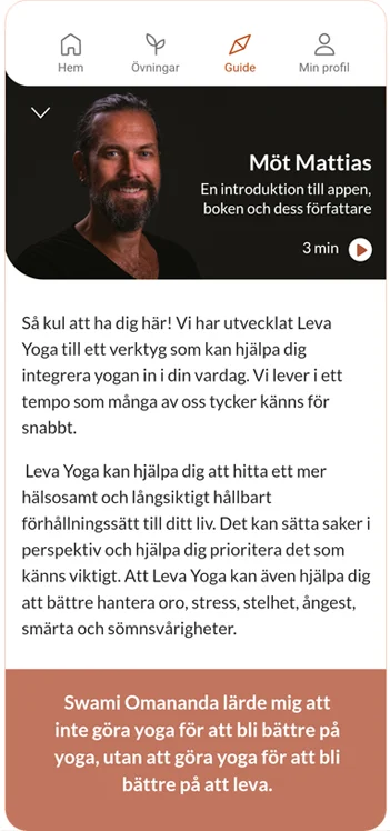 Leva Yoga app screenshot 3