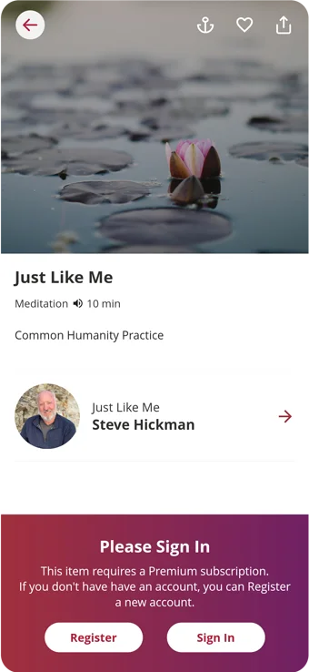Practice Mindful Self-Compassion app screenshot 2