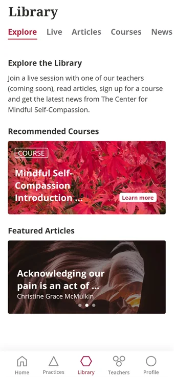 Practice Mindful Self-Compassion app screenshot 3
